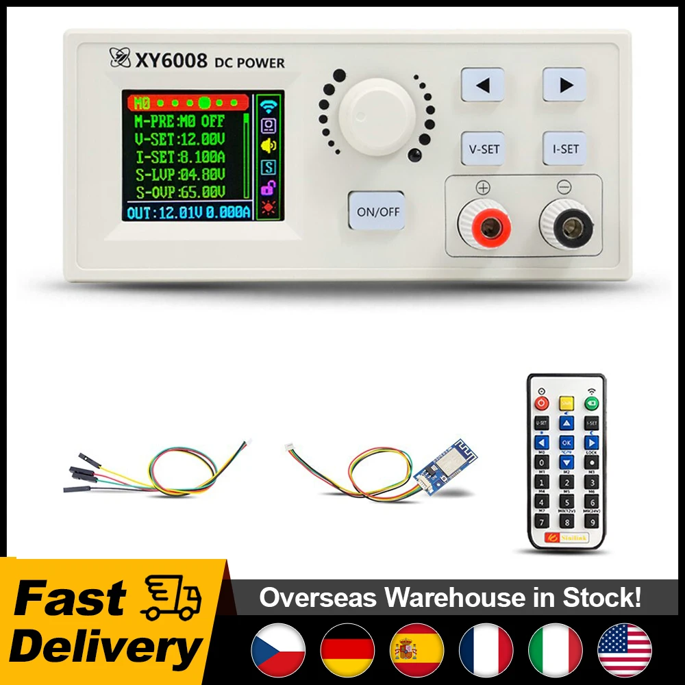 XY6008 DC Regulated Power Supply 60V 8A 480W Maintenance Step-down Module WIFI Optional LCD Stabilization Buck Conver Module