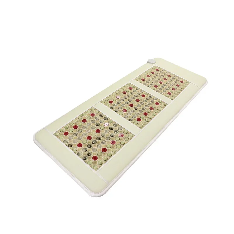 

Decavem Anti- slip Enhaunce Immunity FIR Electric Massage Tourmaline Photon Jade Stone Blanket