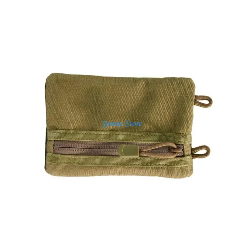 LX0C Small Wallet Key Card Holder Small Travel Waist Bag Camping