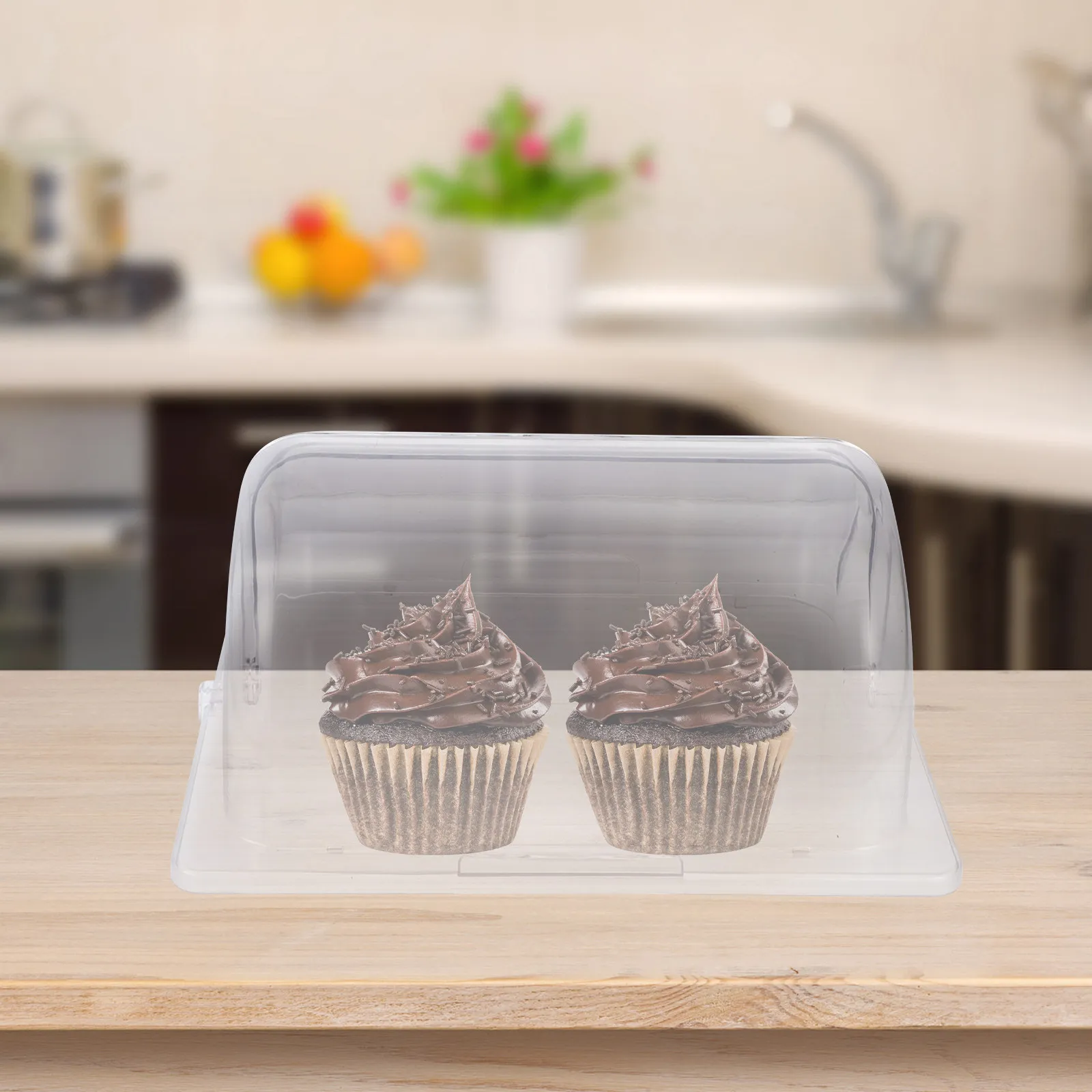 1Pcs Cake Food Cover Transparent Thickened Food Protector Dust Proof Insect Proof Display Tent for Home Snack Dessert