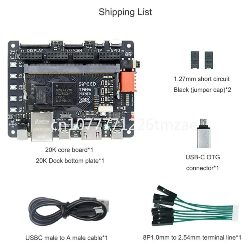 Primer 20K FPGA Development Board with Lut4, Pmod Port and Docking Station for RISC-V and Embedded Systems