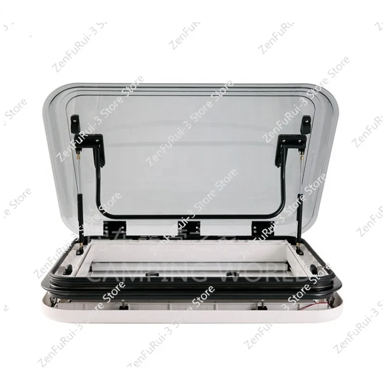 RV Sunroof, Self-towing RV Accessories, Double-layer Ventilation and Sunshade Windows, Non-escape Windows