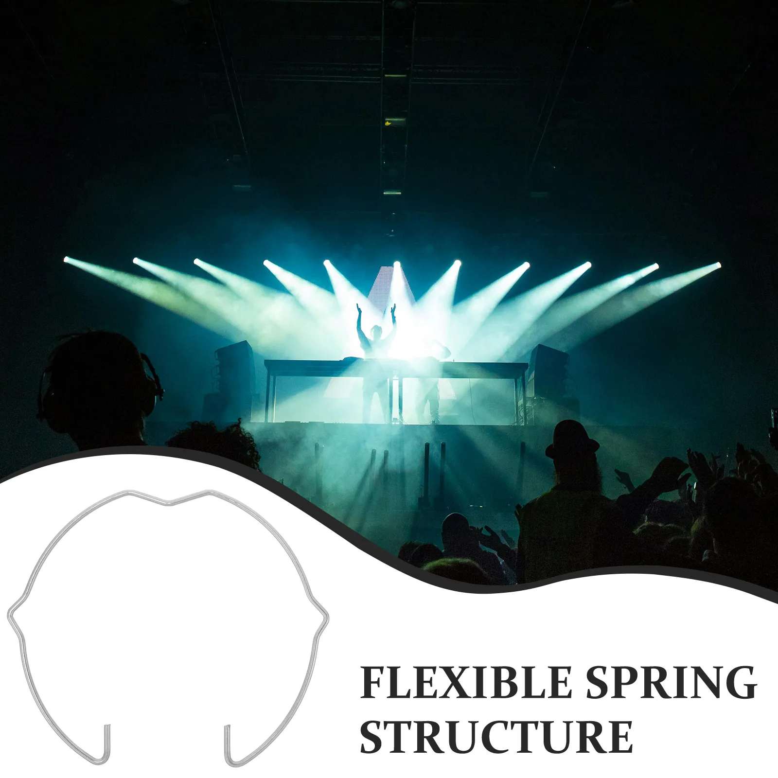 

1 set Spotlight Fixing Buckle MR16 Double Ear Clips Inner Ear Clips Round Retaining Buckle LED Downlight Accessories Spring Lamp