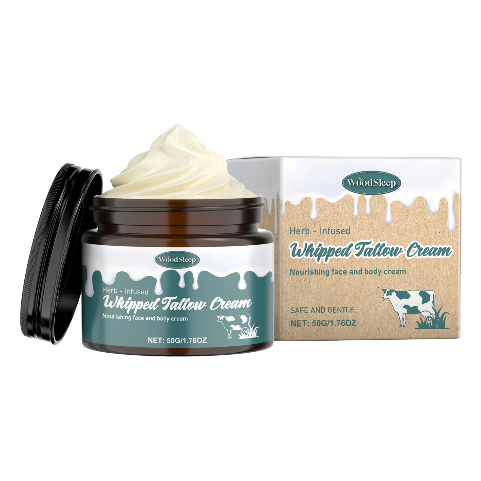 

WoodSleep Nourishing Skin Soothing Cream Moisturizes And Gently Improves Skin Discomfort 2pcs