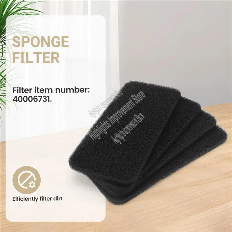 

4 шт. фильтр для сушилки, черные запасные части для конфет/Hoover/Ostein/Fagor/House To House, сушилка с тепловым насосом, губчатый фильтр-ABRO