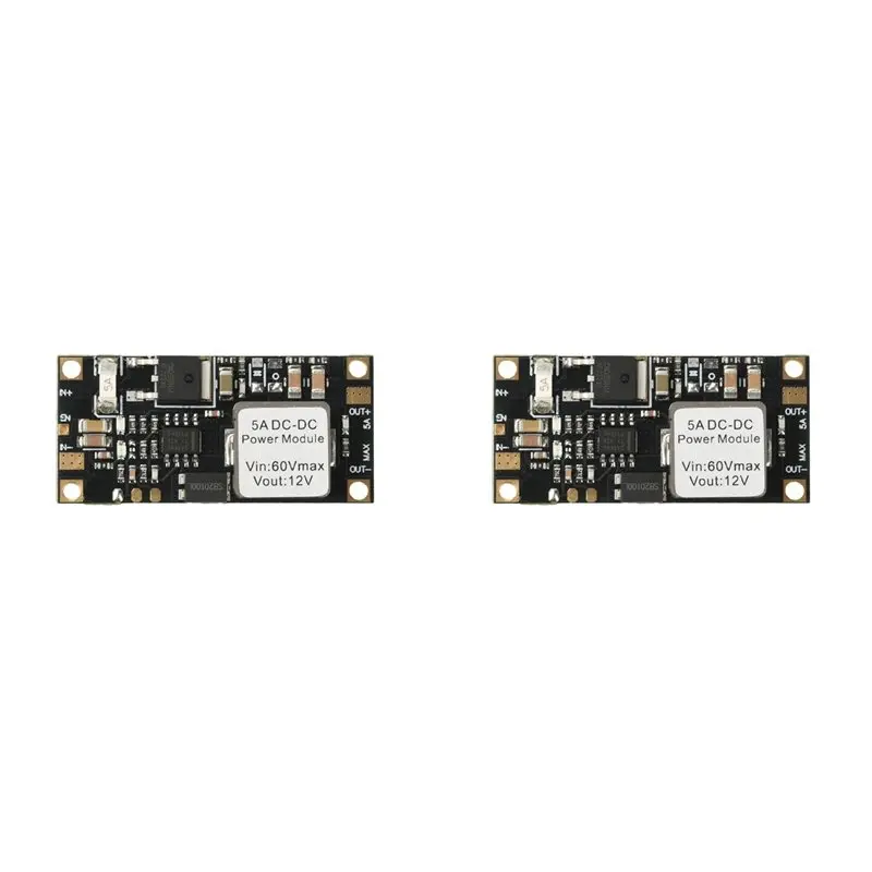 PHILE-2X DC-DC 6.5V-60V To 12V Voltage Stabilizing Step-Down Module Mini-Low-Profile Buck Converter Power Supply