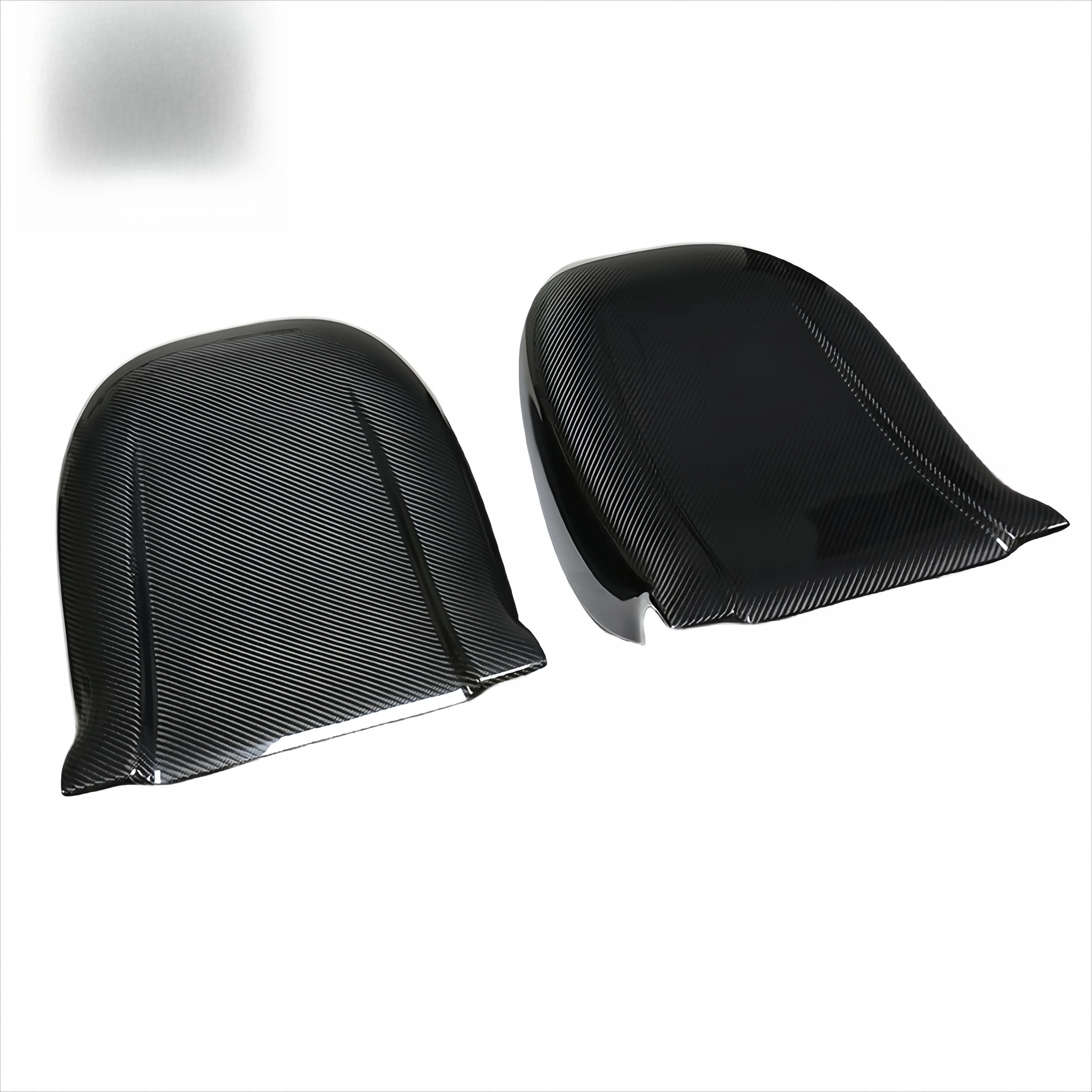 For  MODEL S 2020-premodern Dry Carbon Fiber Front Seat Back Cover 2pcs Shell Interior Trims Replacement Decoration Parts