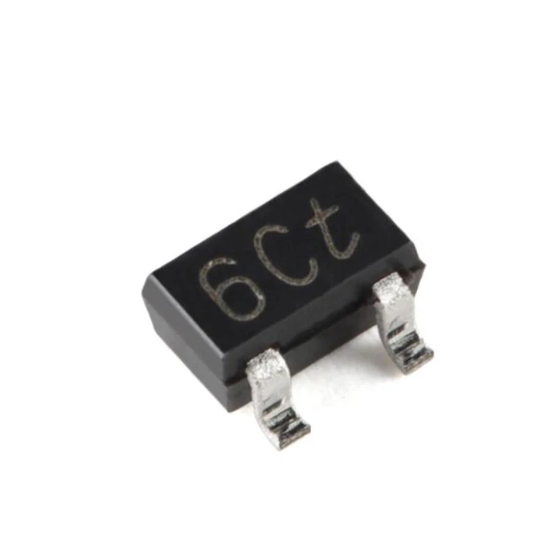 50PCS BC817-40W NEW  SOT-323 45V, 500mA NPN general purpose transistor