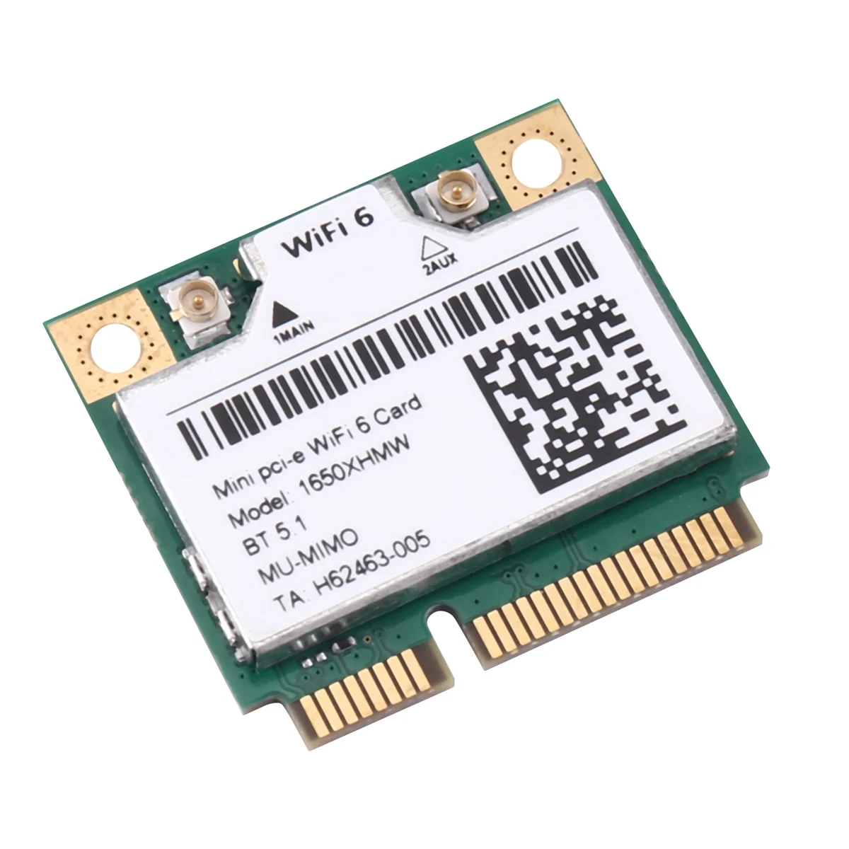 1650X 1650XHMW AX200 karta WiFi dwuzakresowa 2400 mb/s Bluetooth 5.1 Mini Pcie gigabitowa karta adaptera bezprzewodowego obsługa Win11