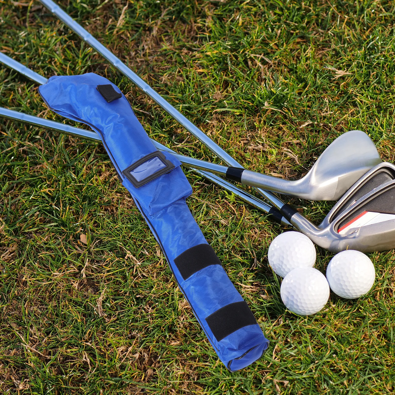 1pcs Golf Club Bag Short Portable Nylon Wear-Resistant Single Shoulder Golfing Bag For Travel Outdoor Reusable Club Carrier