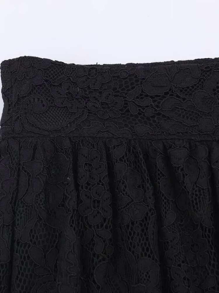 유럽 스타일 신상 여성 패션 다용도 기질 솔리드 컬러 캐주얼 레이스 벌룬 버전 팬츠