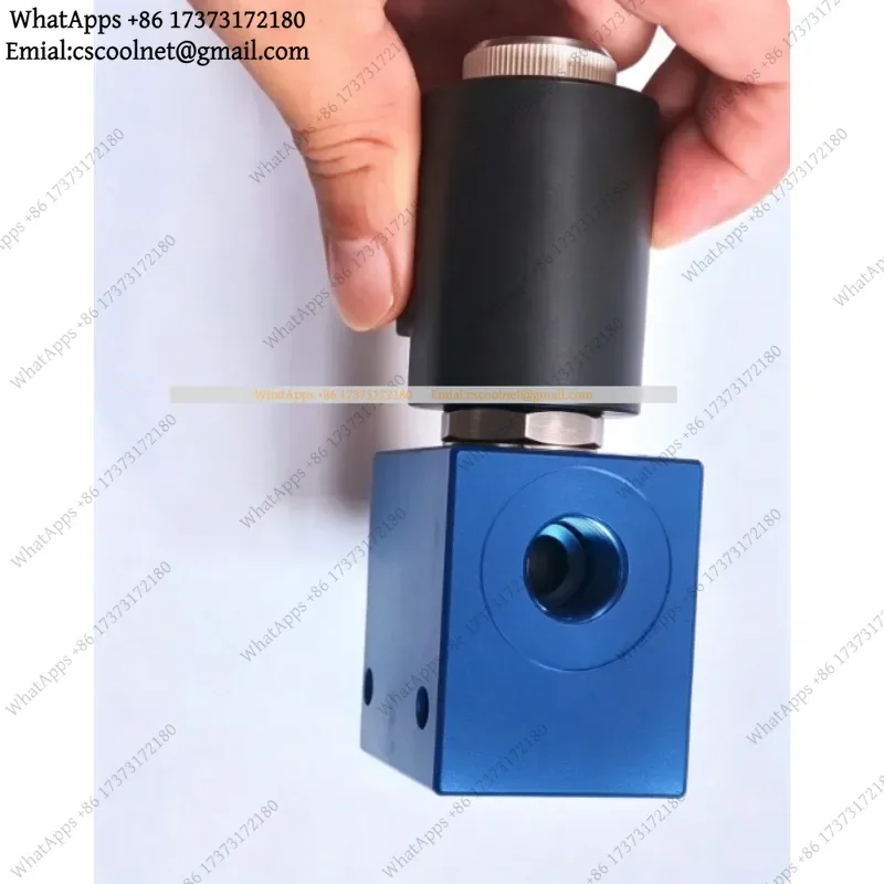JS02 Hydraulic Solenoid Ball Valve Block V3068-T03-20 Normally Closed DC24V Pressure Maintaining Relief Valve