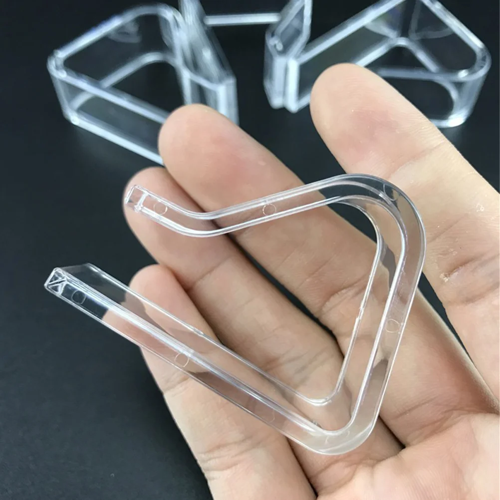 

12 Pcs Transparent Tablecloth Clip Anti-slip Clamps Tablecloths Clear Clips for Outdoor Tables Cover Acrylic