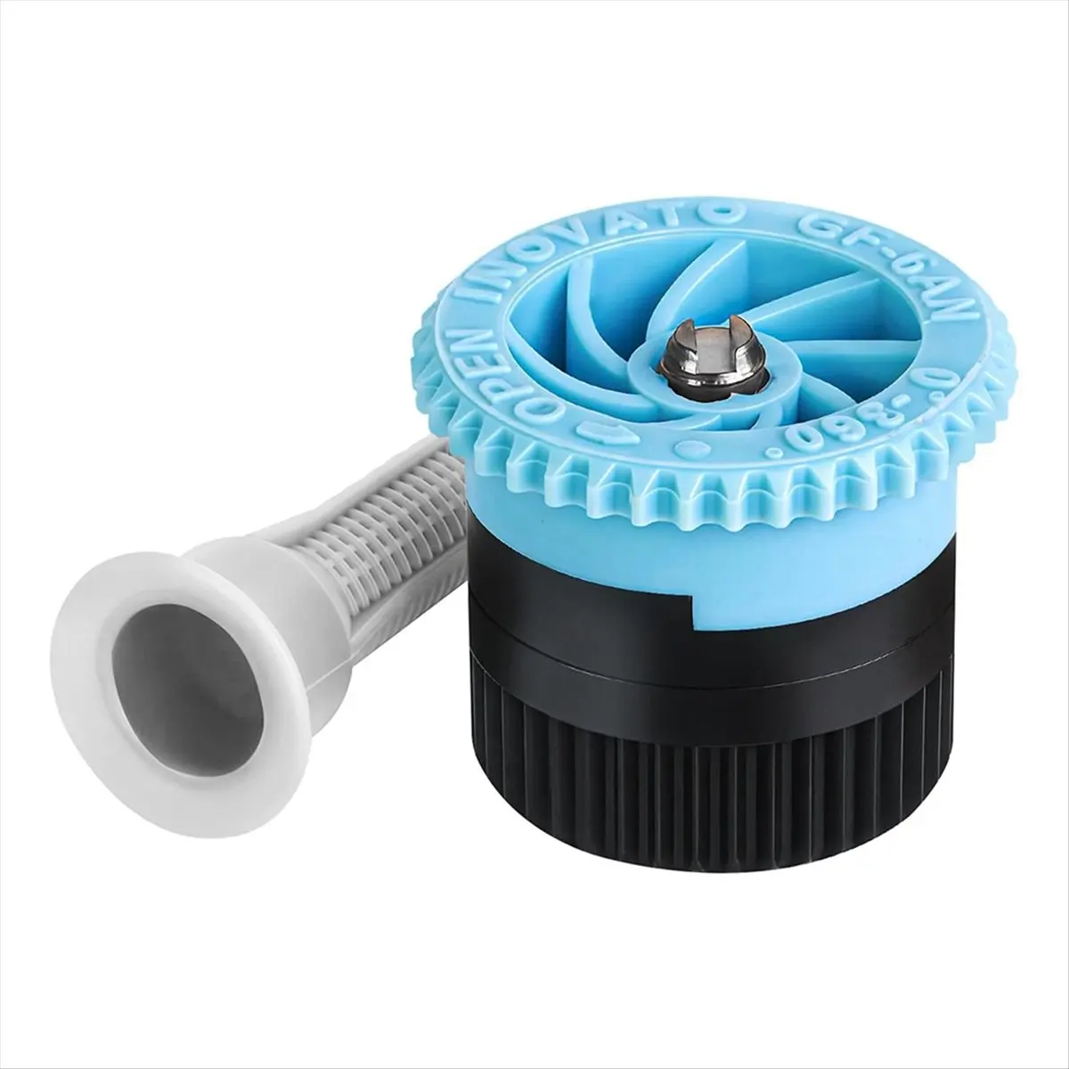 

A74U 10 Pieces Variable Arc Nozzle, Sprinkler Heads Replacement Adjustable 0° - 360° Pattern Sprays Nozzle Blue