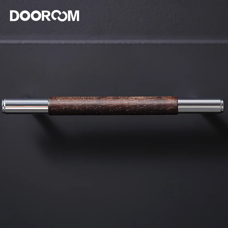 DOOROOM Brass Furniture Handles Wood Wardrobe Cupboard T-bar Drawer Knob Kitchen Cabinet Drawer Gabinete Pull Modern Hardware