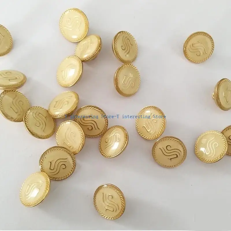 

896A 4 Pcs Jackets Pants Buttons Airport Uniform Buttons for Airport Ground Staff