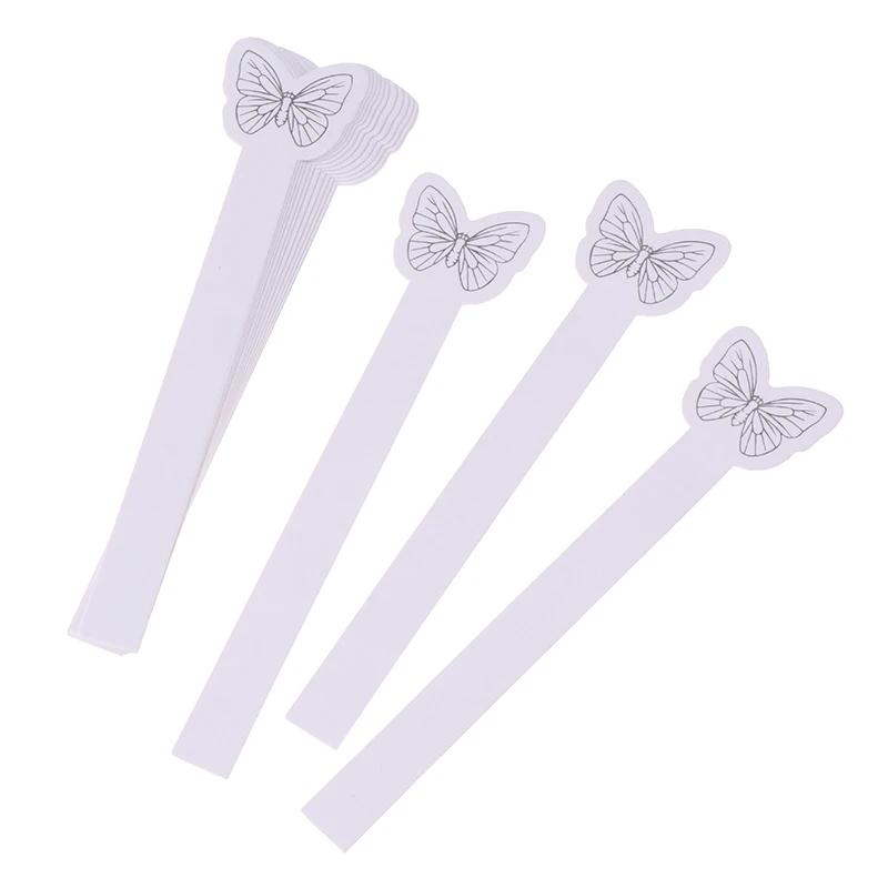 100 Pcs Butterfly Pattern Perfume Test Paper Aromatherapy Fragrance Perfume Essential Oils Test Paper Strips 115*10mm