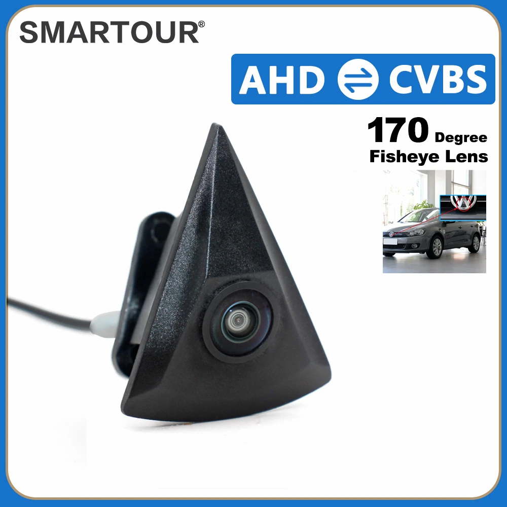 AHD Front View Camera For VW GOLF MK5 MK6 MK7 Passat B7 B6 B8 Polo Jetta Touareg Tiguan LAVIDA EOS GTI Transporter Fisheye
