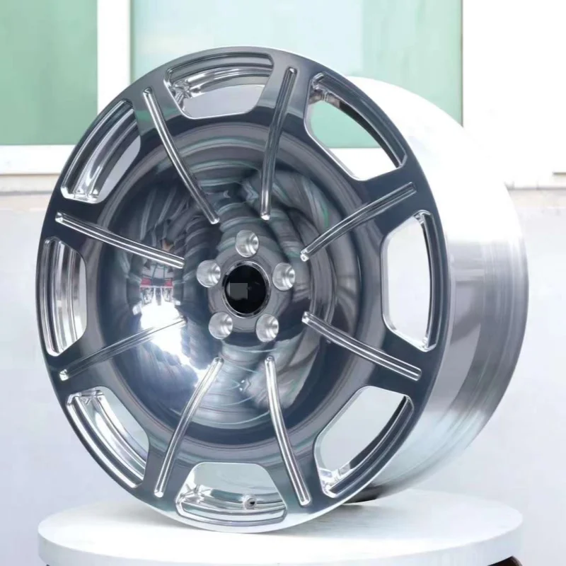 

For Audi A8 Horch Luxury Sedan Forged Aluminum Alloy Wheels, Multi Spoke Design, Polished Treatment
