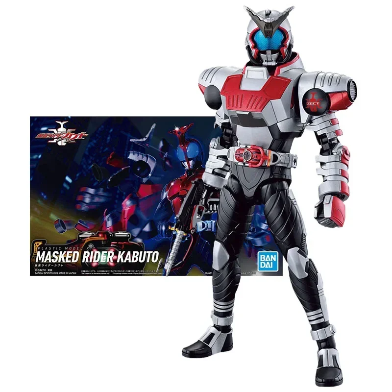 Bandai Genuine Figure Kamen Rider Model Kit Figure-rise Standard Masked Rider Kabuto Model Action Figure Child Christmas Gifts