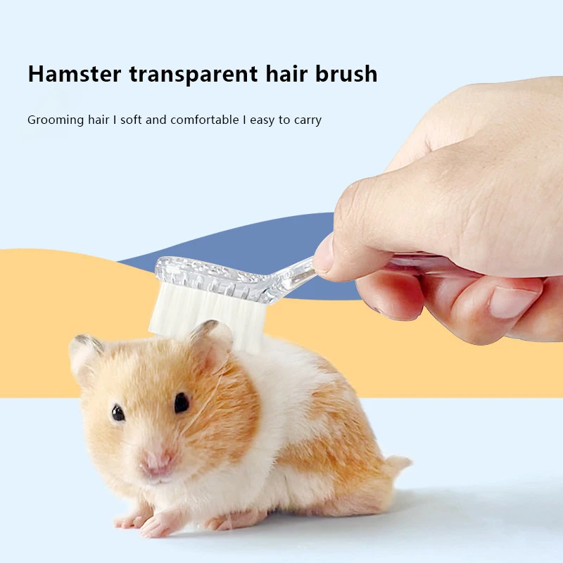 Multifunctional Round Head Pet Grooming Brush With Cap Small Animal Cleaning Massage Bath Comb Grooming Tools Accessories