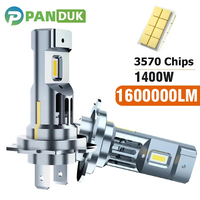 PANDUK LED Head Light H4 H8 H11  LED H7 Headlight Bulb CANBUS 1400W 1600000LM 9005 Car Lamp for BMW Ford Benz Renault VW Audi