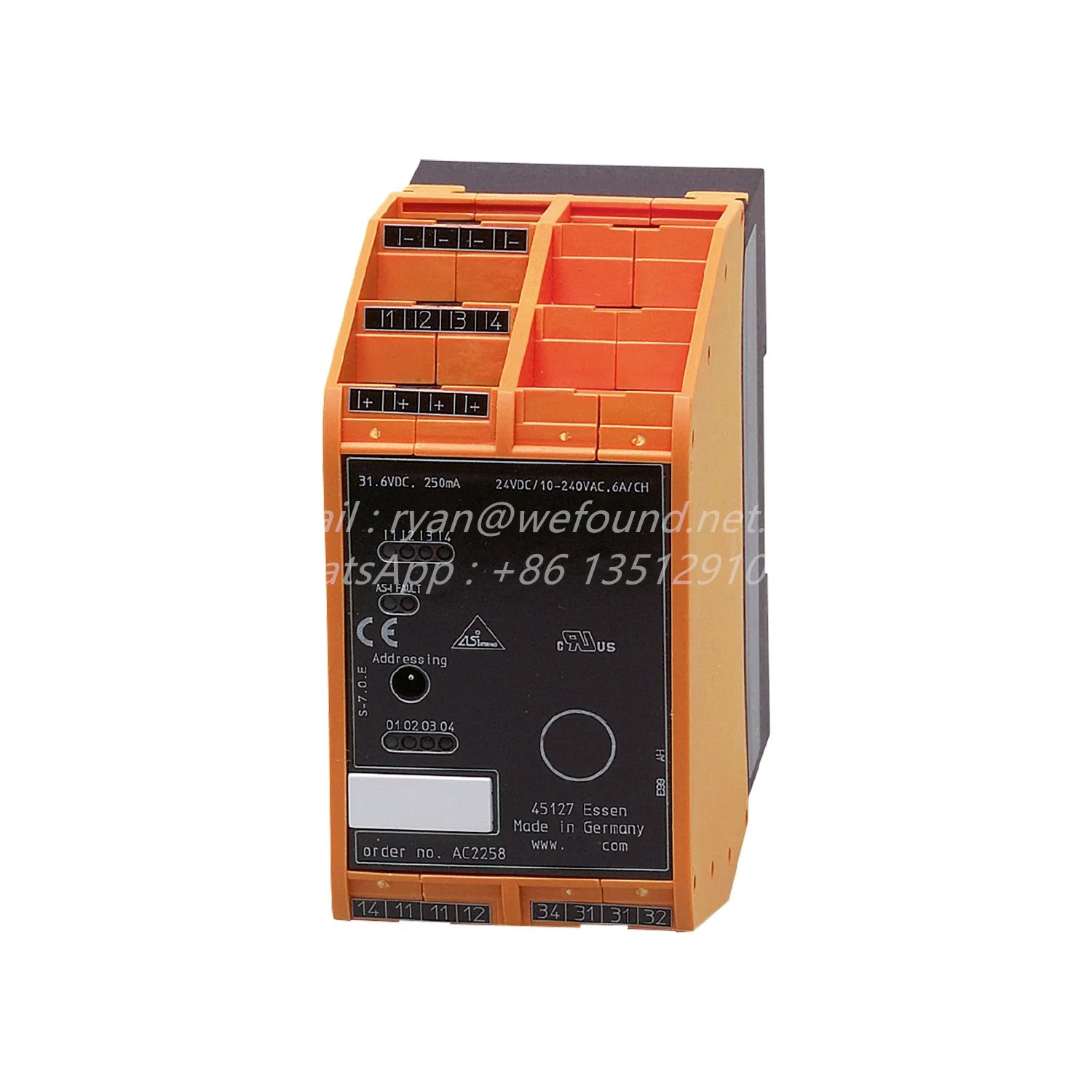 

AC2258 for ifm electronic AS-Interface control cabinet module, SmartL50 4DI 4DO R C