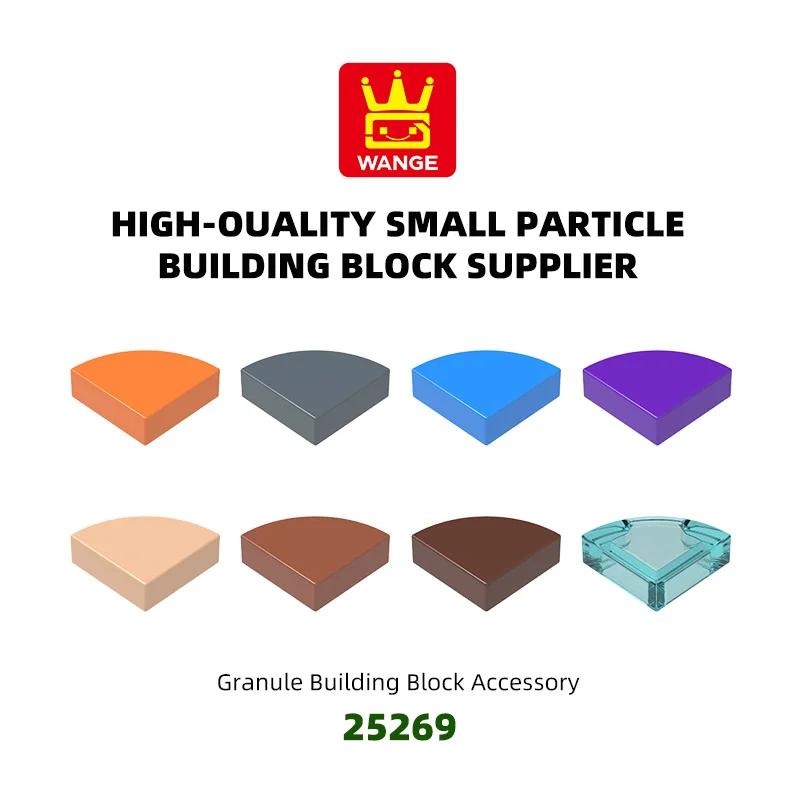 

Wange 25269 100 г/884 шт. круглая плитка 1x1 четвертьблок Moc аксессуары творчество с кирпичом DIY детские игрушки в сборе