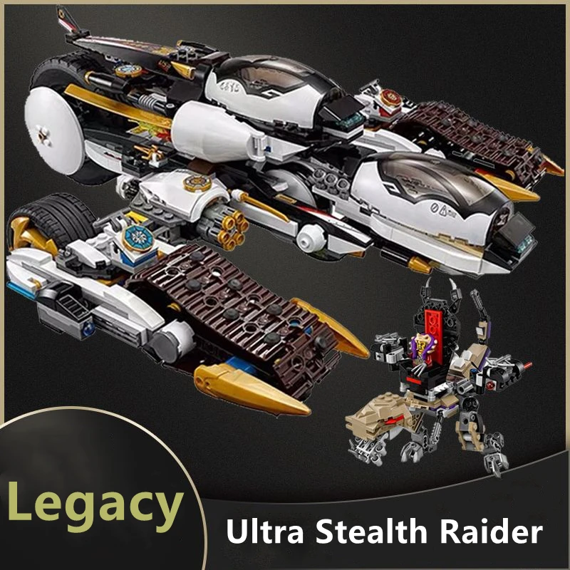 1135 adet Ultra Stealth Raider Yapı Taşları Tuğlalar Figürler ile Ninjasn Serise 70595 Model Oyuncaklar Çocuklar için Doğum Günü Hediyeleri