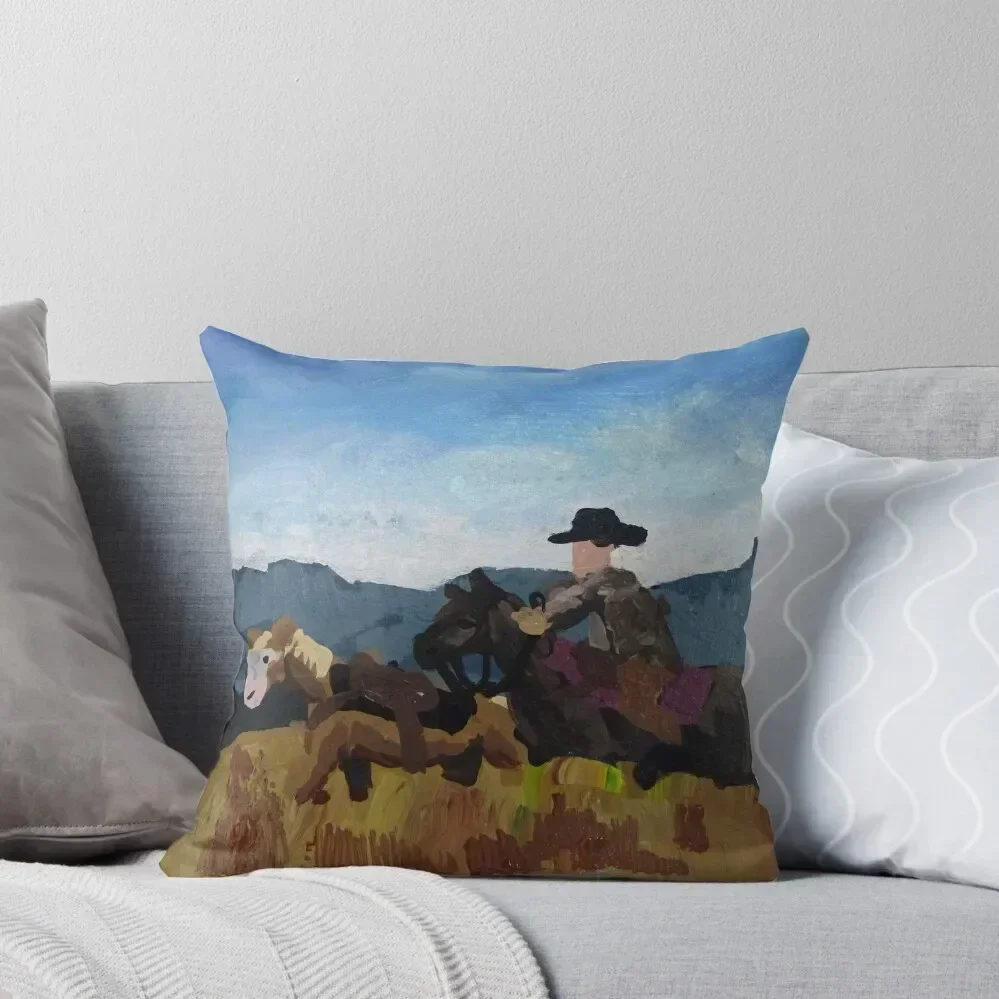 

Golden Plains by Chris Raker Throw Pillow Decorative pillowcase New year pillow