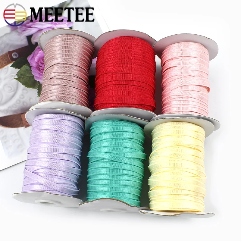 5/10Meters 6mm Elastic Bands for Underwear Bra Strap Rubber Band Webbing Tapes Garment Decor DIY Sewing Accessories