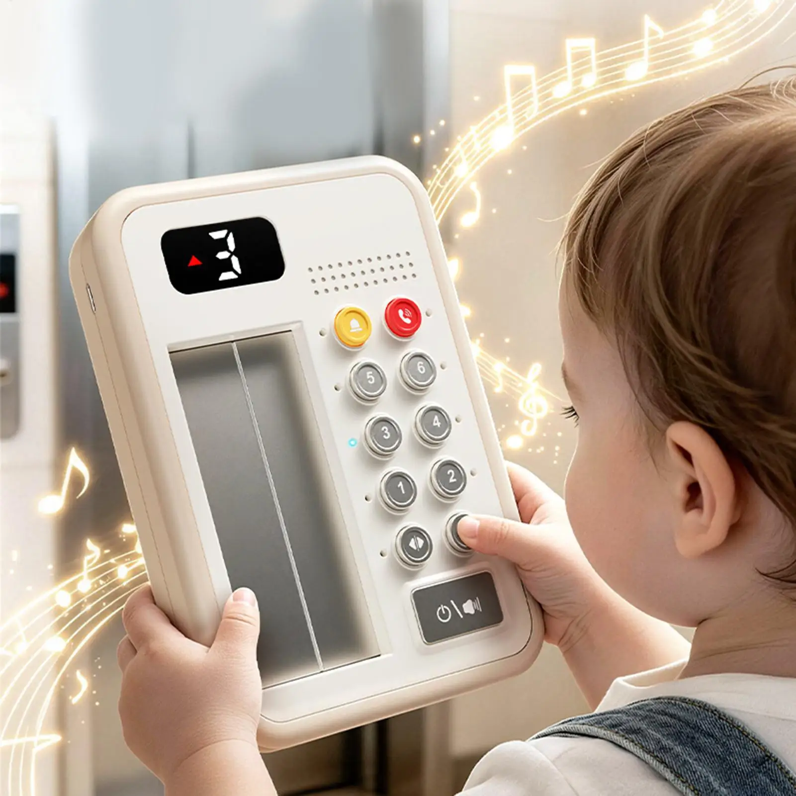 Generic Elevator Button Simulation Model Toy Press And Pop Sound Interactive Number Recognition Cognitive Thinking