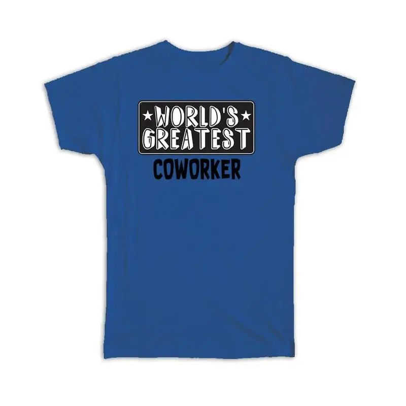 

T Shirt World Greatest COWORKER Work Christmas Birthday Office Occupation