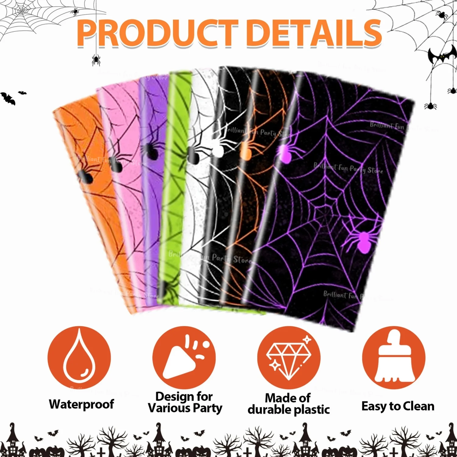 Disposable Halloween Plastic T - Desk Setup Girl recension och pris