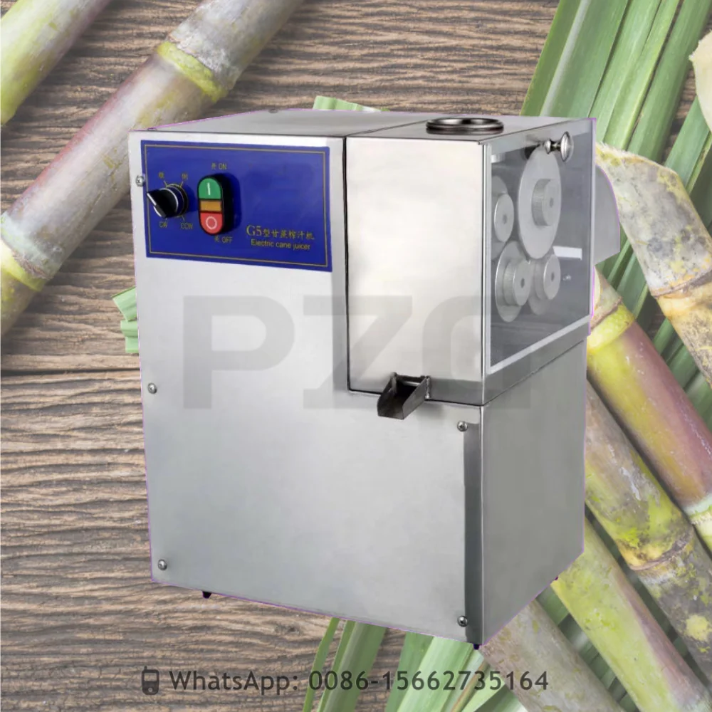 4 Rollers Potable Automatic Commercial Electric Sugarcane Juice Machine Sugar Cane Juicer