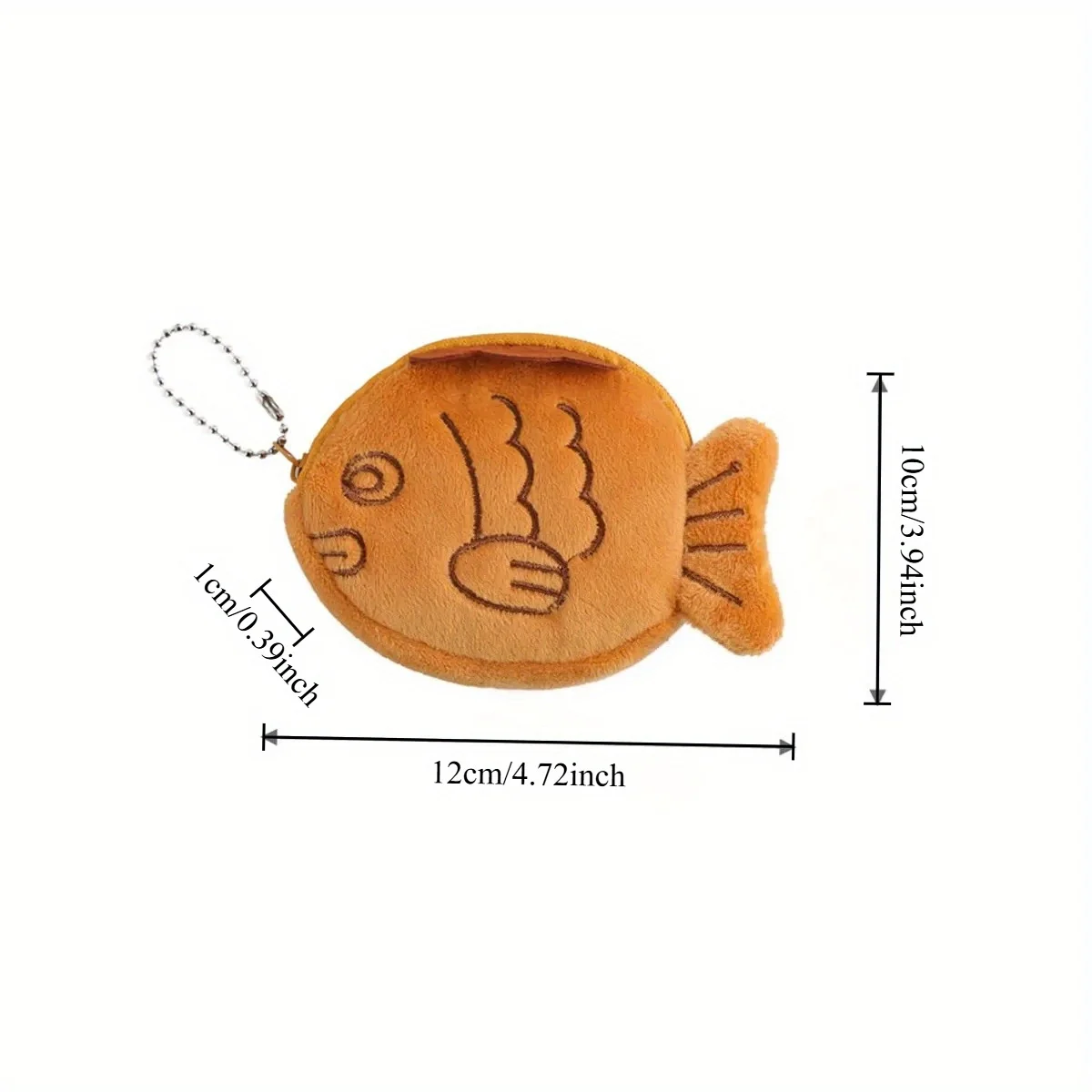 2-Pack Plush Zipper Coin Purses - Soft and Portable Money Storage Bags, Suitable for Keys, Earphones, Etc., Can Be Hand Washed