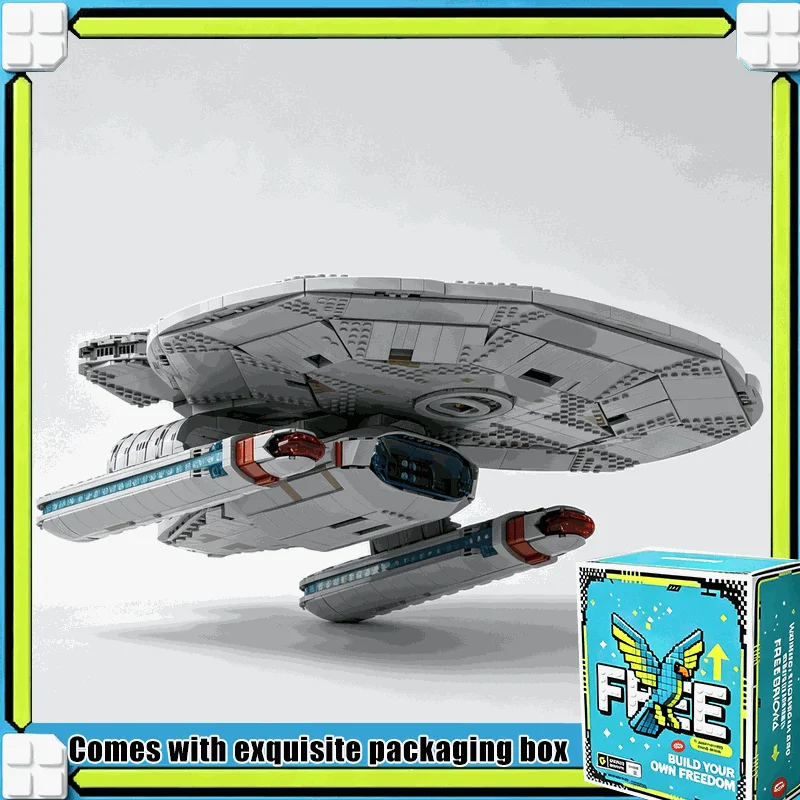 2390PCS MOC Nebula Galaxy Starship Space War Model Building Blocks Custom Puzzle Sci-Fi Vehicle DIY Assembly Display Toy Gift