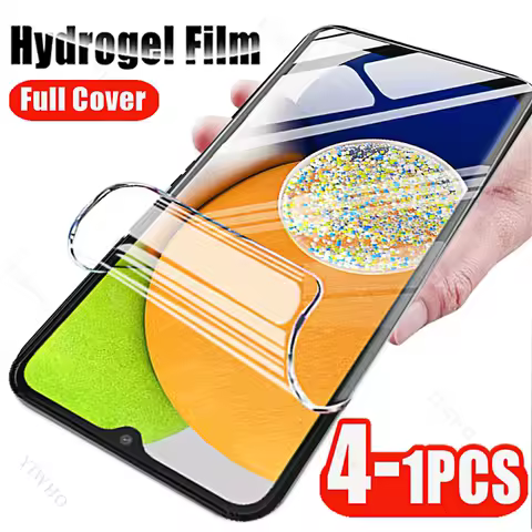 For Samsung Galaxy A03 Core A03s A02s A04s A21s A52s A04 A04e M01s M02s M04 M21s M31s 4G 5G Screen Protectors Soft Hydrogel Film