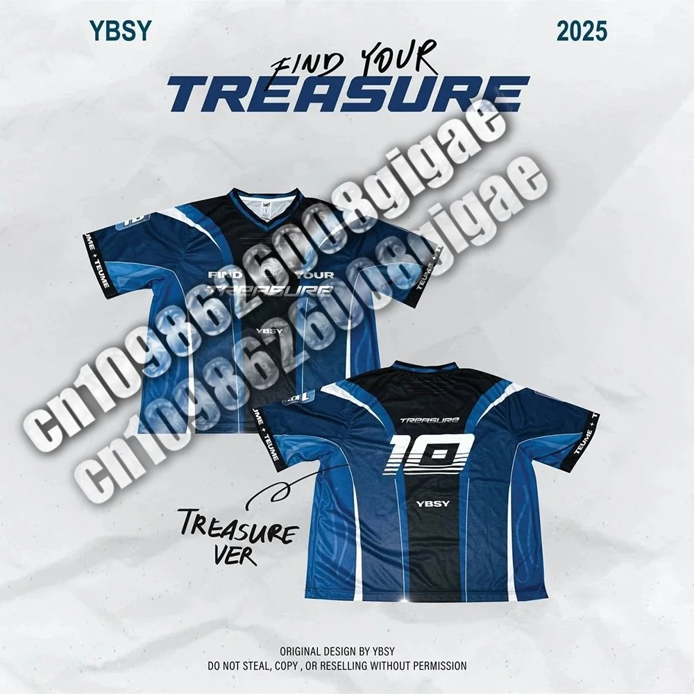 

Футболка-джерси YBSY 2026 в корейском стиле, летняя женская оверсайз футболка свободного кроя, уличная футболка с 3D-принтом, повседневный топ Y2K с коротким рукавом