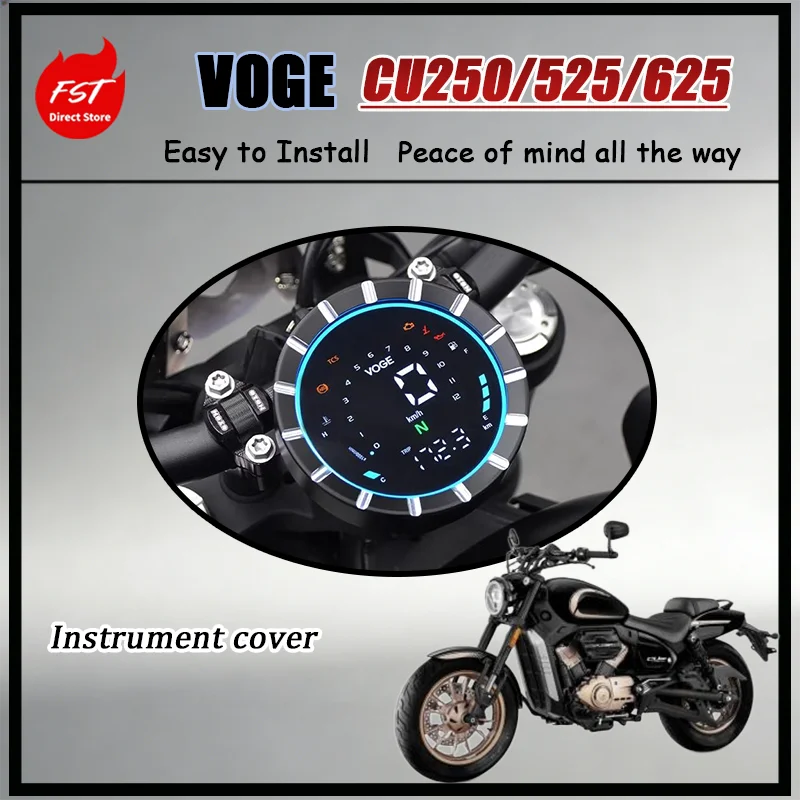 

Декоративный защитный кожух из алюминиевого сплава для приборной панели VOGE CU250 CU525 CU625, улучшенная защита от царапин и выцветания