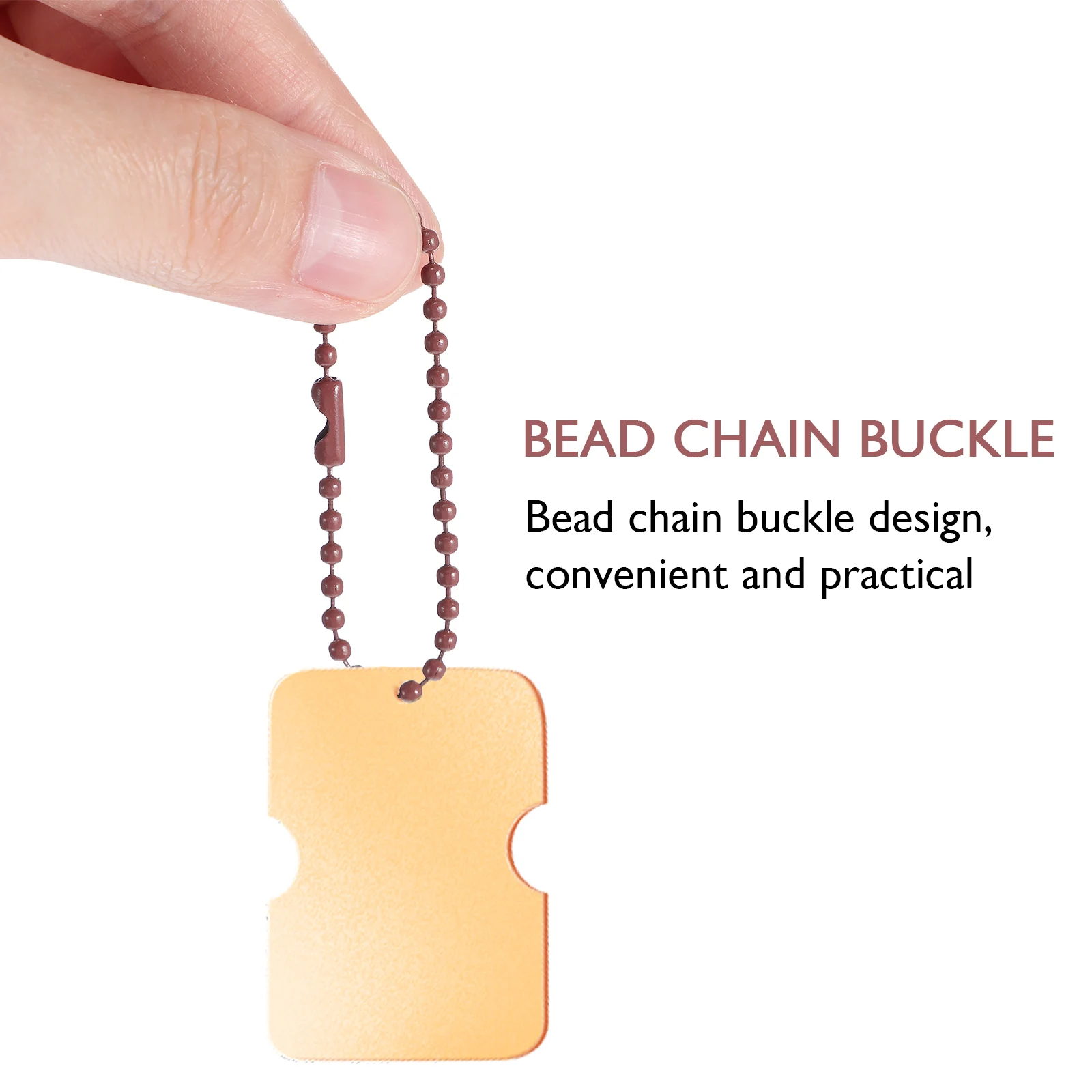 

100pcs Bead Chain Buckle 2 4mm x 12cm 2 0mm x 10cm Keychain Supplies Dog Tag Chains Jewelry Findings Craft Bulk Iron Ball Beads