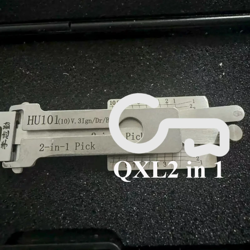 

1PCS Lishi 2in1 HU101(10)v.3 for Ford / 10-Cut / 2-in-1 Pick & Decoder / AG Key Decoder Car Locks Ganzua Lishi Locksmith Tools