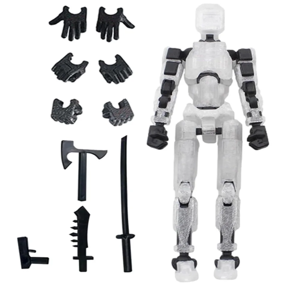 Titan 13 figurines T13 Figure 3D imprimé multi-articulé mobile Lucky 13 figurine Nova 13 figurine factice