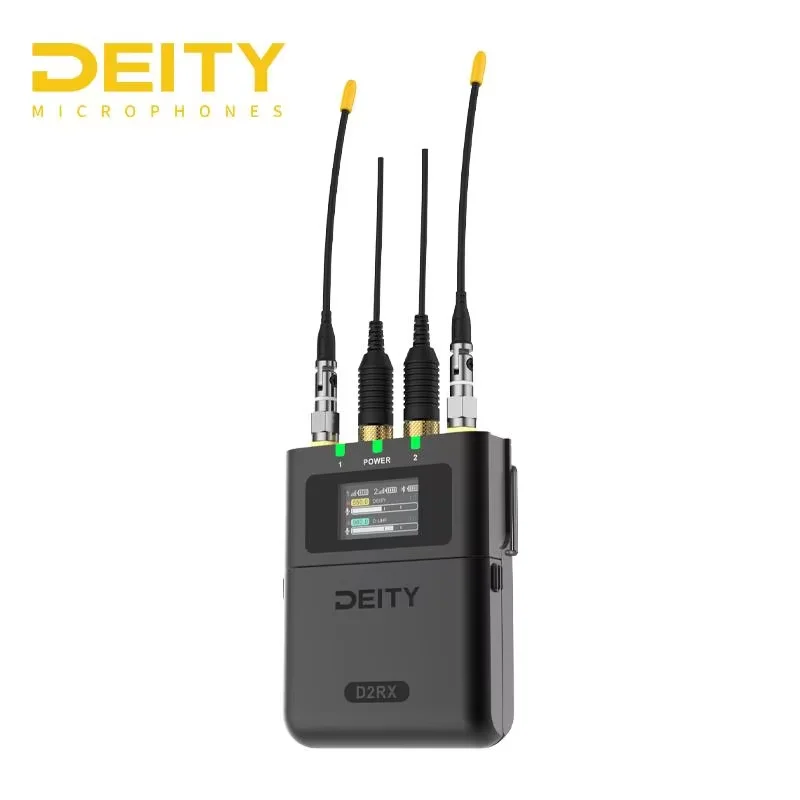 DEITY THEOS Dual Channel Digital U-Band Wireless Microphone 48kHz/32Bit Internal Recording Time Code Microphone