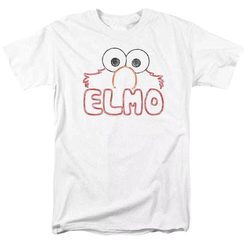 2026 Street Classic American Animated Cartoon Retro Men's and Women's Loose-Fitting Trendy Pure Cotton Tees