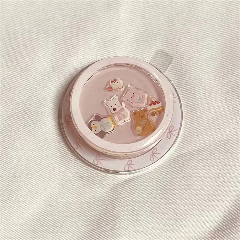 Korean Cute Cartoon Shake Penguin For Magsafe Griptok Finger Ring Cellphone Holder For iPhone 16 Samsung Girl Bracket