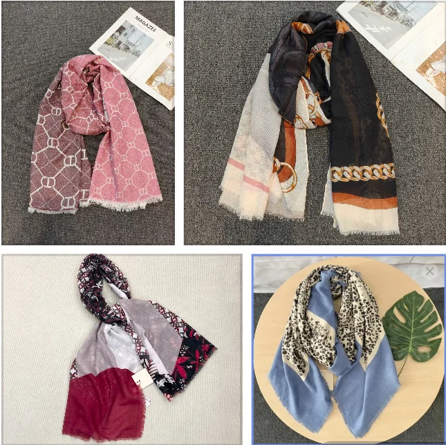 New printed gifts from Spring and Autumn for foreign trade, beach casual and exquisite shawls and scarves