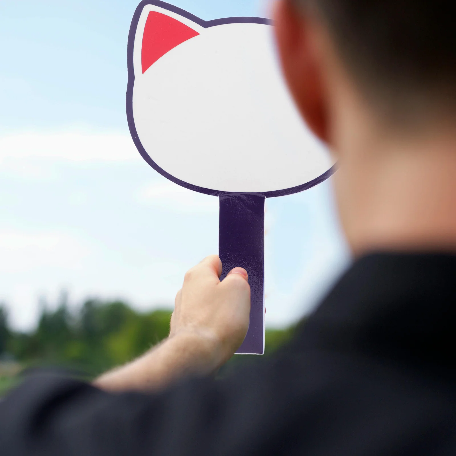 Board Dry Erase Paddles Versatile Design Reusable Easy Wipe Clean Perfect Contests Judging Educational Purposes