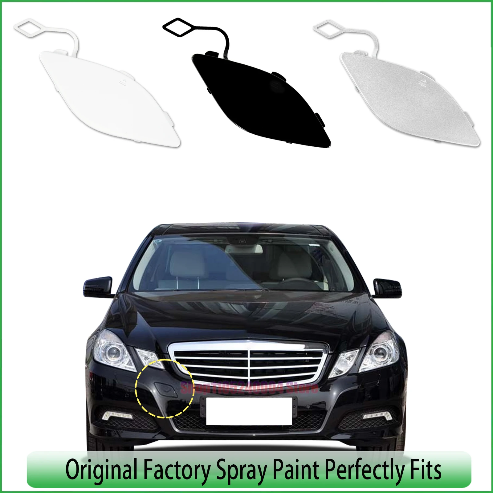For Mercedes Benz E Class W207 C207 Coupe E200 2009-2012 Front Bumper Tow Hook Cover Cap Genuine Part 2078850123