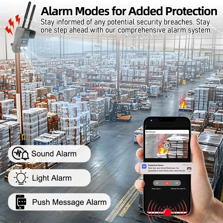 كاميرا محلل مزدوج الطيف AI عالية الدقة بدقة 4 ميجابكسل مع كاميرا دعم شبكة Wifi وPOE